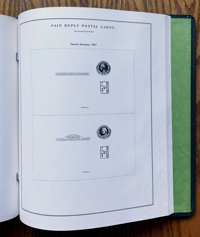 United States Postal Cards Used Scott Album (1873-1974), NO POSTAL CARDS