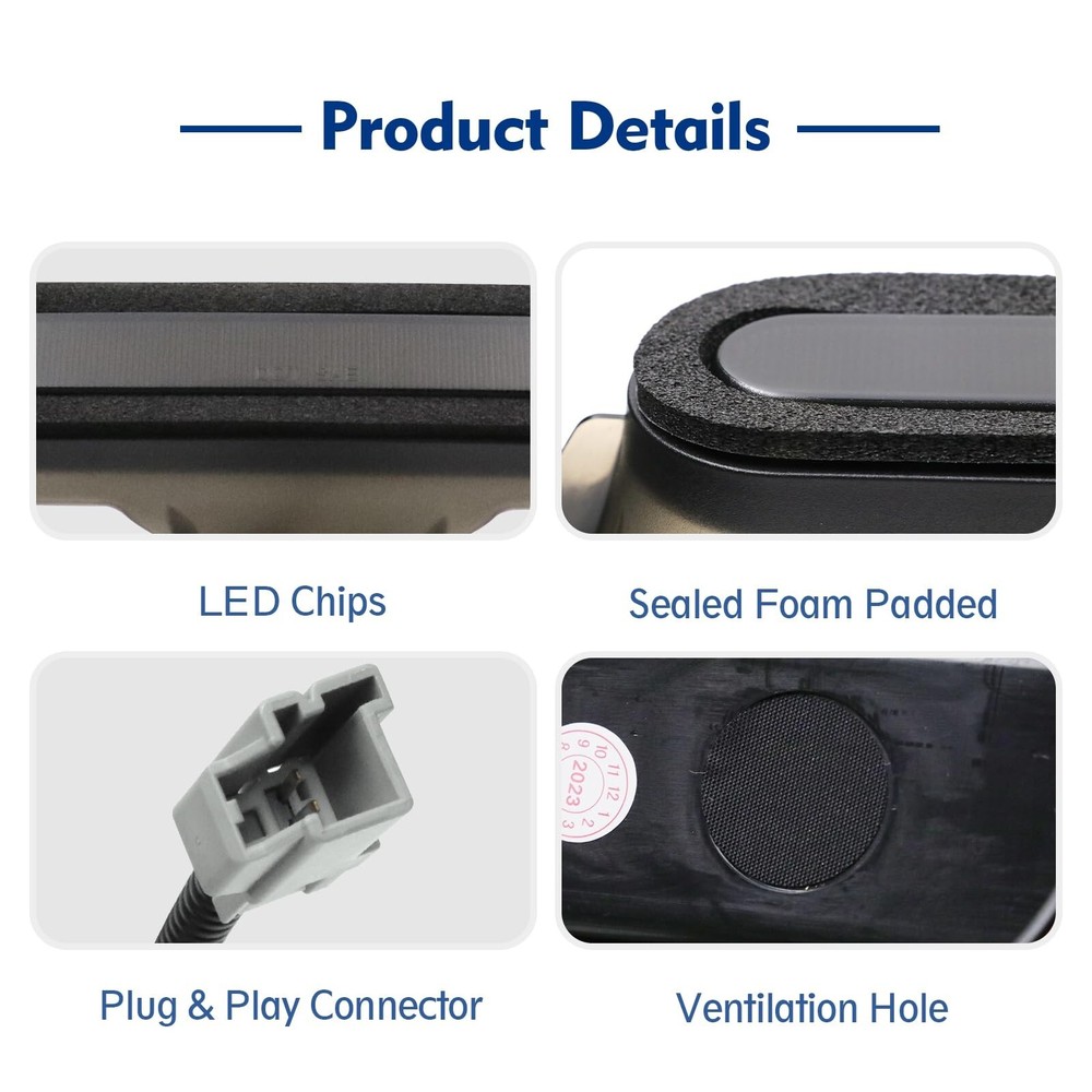 LED Third 3rd Brake Light Compatible with Mustang 2010 2011 2012 2013 2014, A...