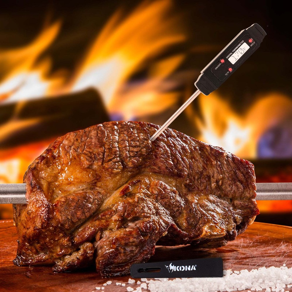 Kona Digital Pocket Meat Thermometer - Fast Temperature Reader & Convenient