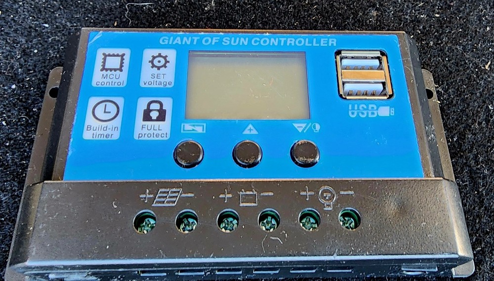 ALLPOWERS 20A Solar Charger Controller Solar Panel Battery Intelligent Regulator