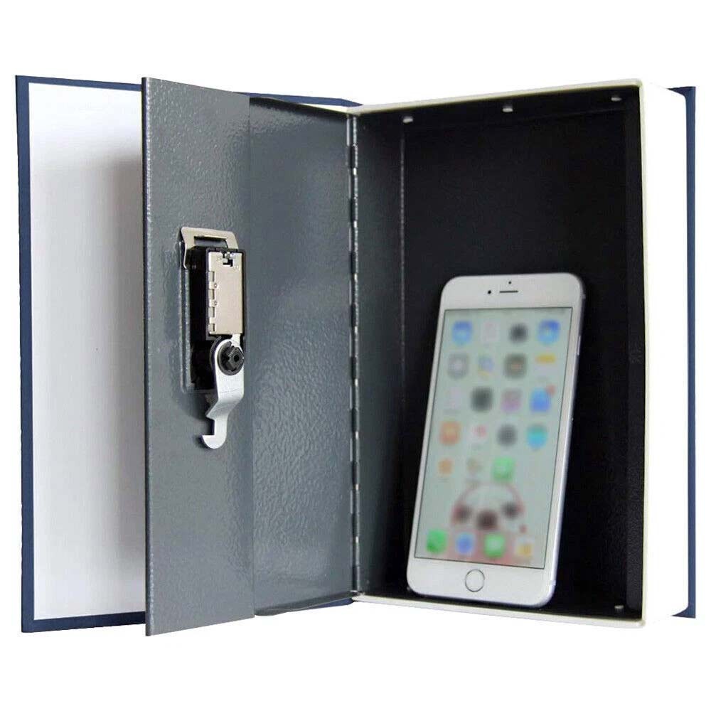 Blue Book Safe Password Box Mini Dictionary Safe Coin Bill Storage