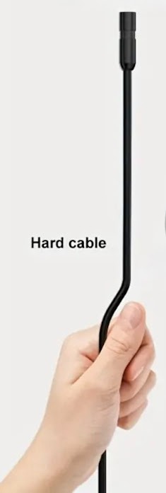 Android/ IOS/ Tablet/ PC/Mac Borescope Endoscope Camera - Semi Rigid Lead - IP67
