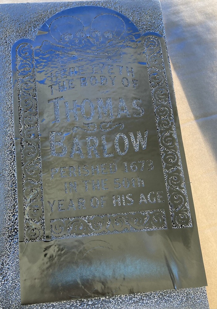 HALLOWEEN TOMBSTONE CUSTOM Vinyl Pattern