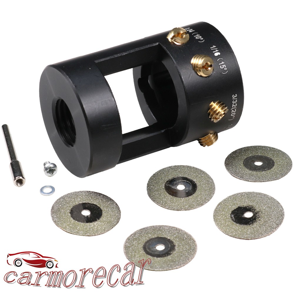 Tungsten Grinder With Sharpener Multi-Angle Offsets Head Tool Fits TIG Welding