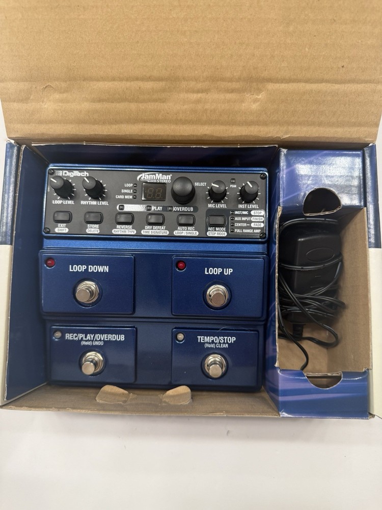 Digitech JML2 Jamman Looper / Phrase Sampler Guitar Effect Pedal + Box & PSU