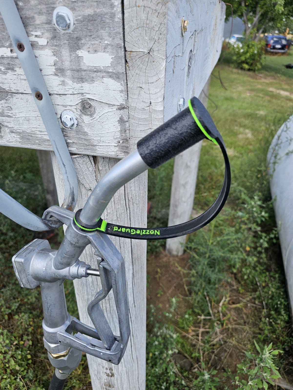 Fuel Nozzle Cover. Gas Pump Cap Lid Guard NozzleGuard 3/4" and 1 in. Compatible