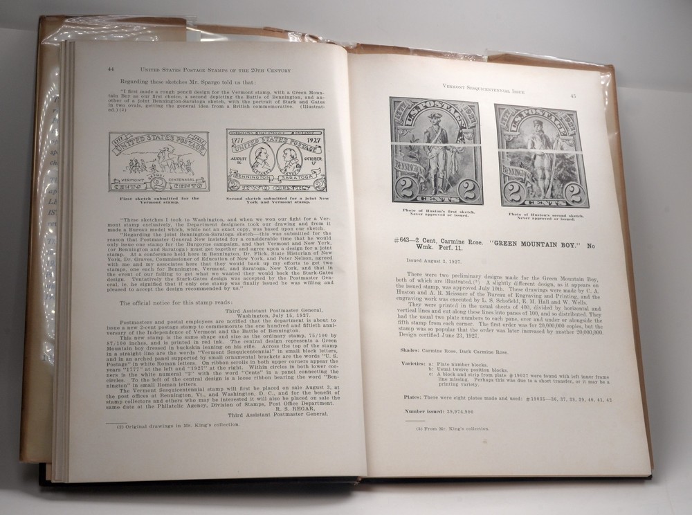 Max Johl Beverly King US Postage Stamps 20th Century 4 Vol Set Signed Philately