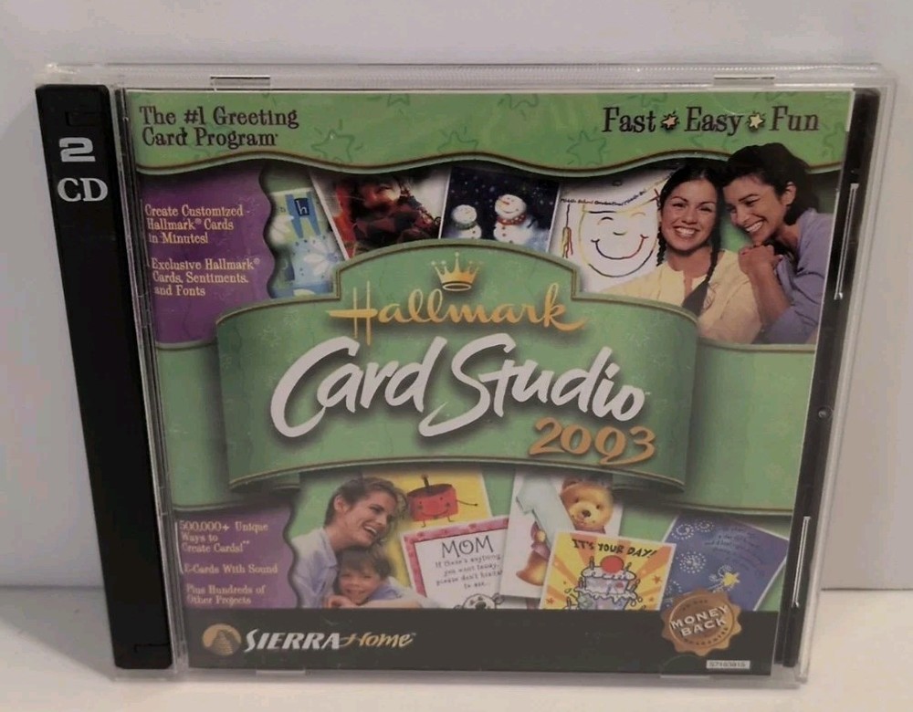 Hallmark Card Studio 2003 PC CD ROM B28