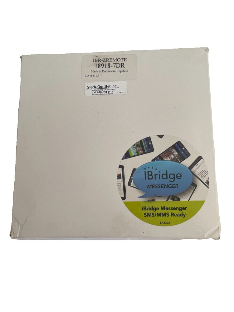 Napco IBR-ZREMOTE iBridge Remote Control Security System Module 85201-7DR. NEW!!