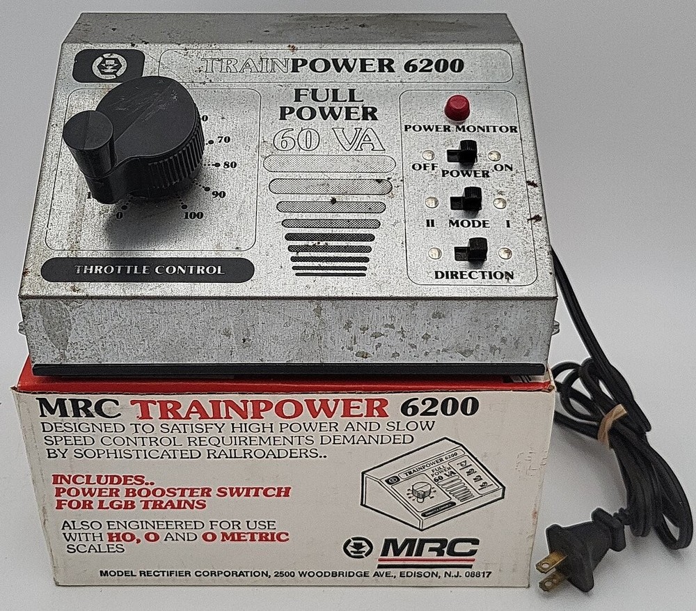 MRC 6200 Trainpower Power Pack (Silver)/Box