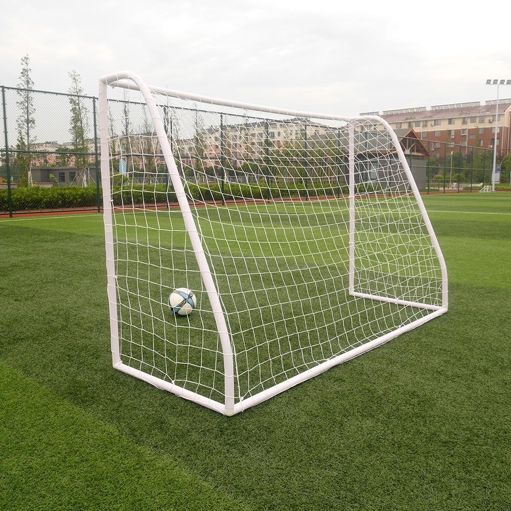 Portable Soccer Goal Net PVC Frame Backyard Football Training Set 8x5 FT