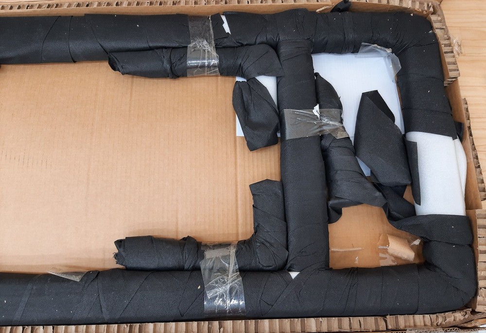 Lorell Contemporary Reception Collection Adjustable Metal Base Gray LLR86933