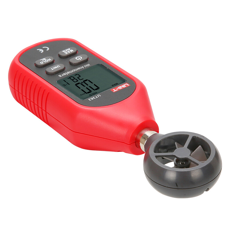 UT363 LCD Digital Anemometer Tool Display Air Flow Wind Meter Temperature Test