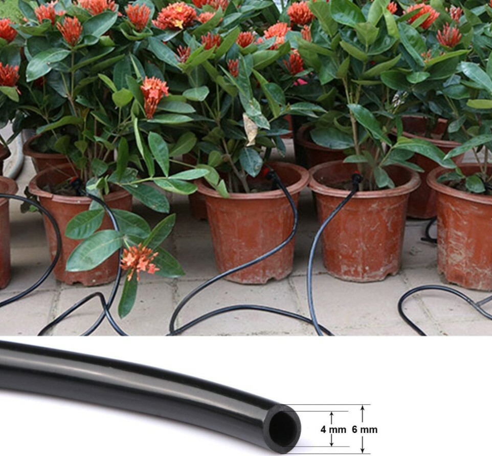 Auto Drip Irrigation System Kit Timer Micro Sprinkler Garden Watering 100-130 Ft
