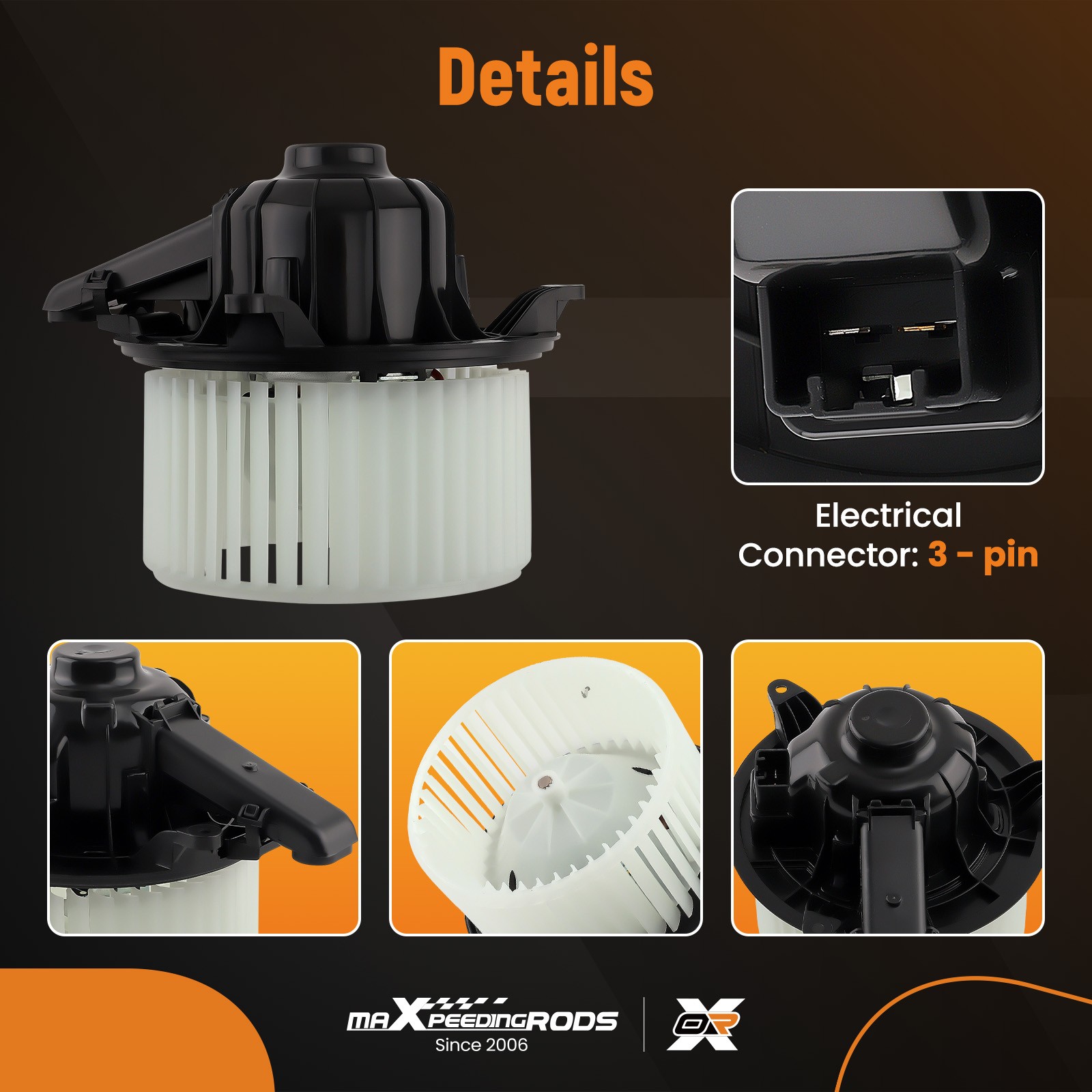 A/C Heater Blower Motor w/ Fan for Ford Expedition F-150 Lobo 2009-2017 700237