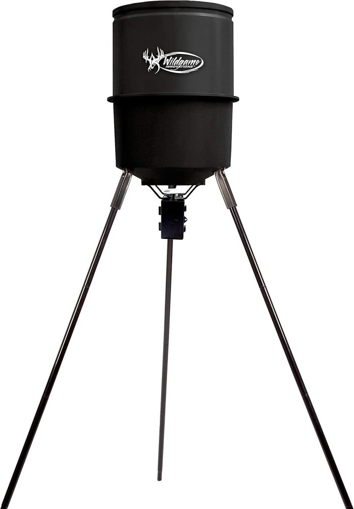 Quick-Set 225 lb Game Feeder with Digital Timer | Durable Tripod Corn/Pellet ...