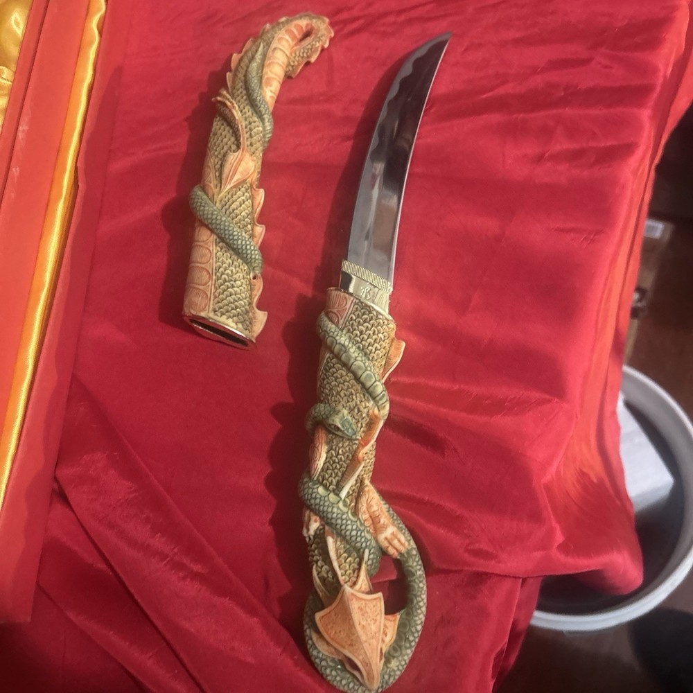 Fantasy Dragon Dagger. Decorative Collectible.