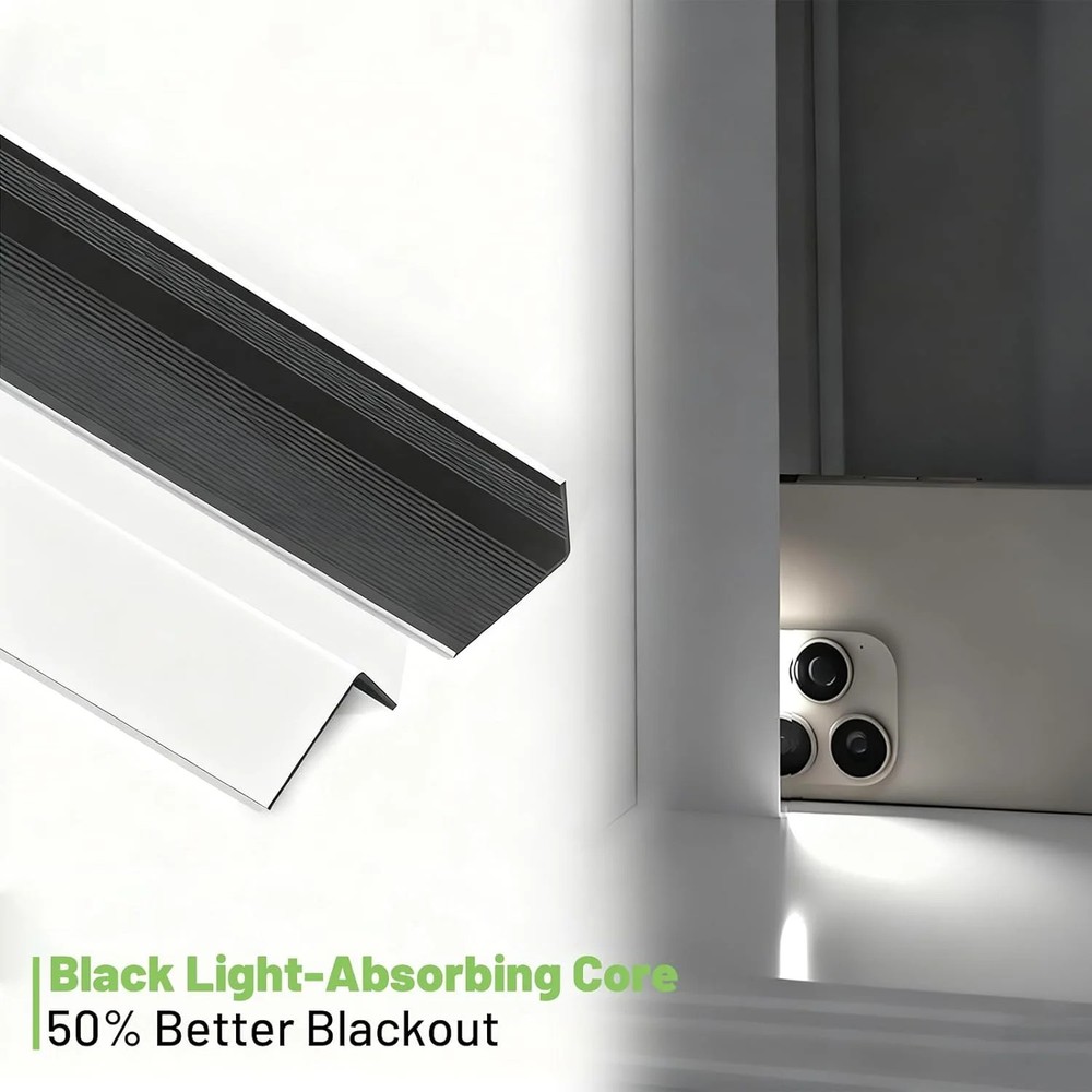 Light Blocking Strips, Self-Adhesive Light Blockers for Indoor Window Blinds & S