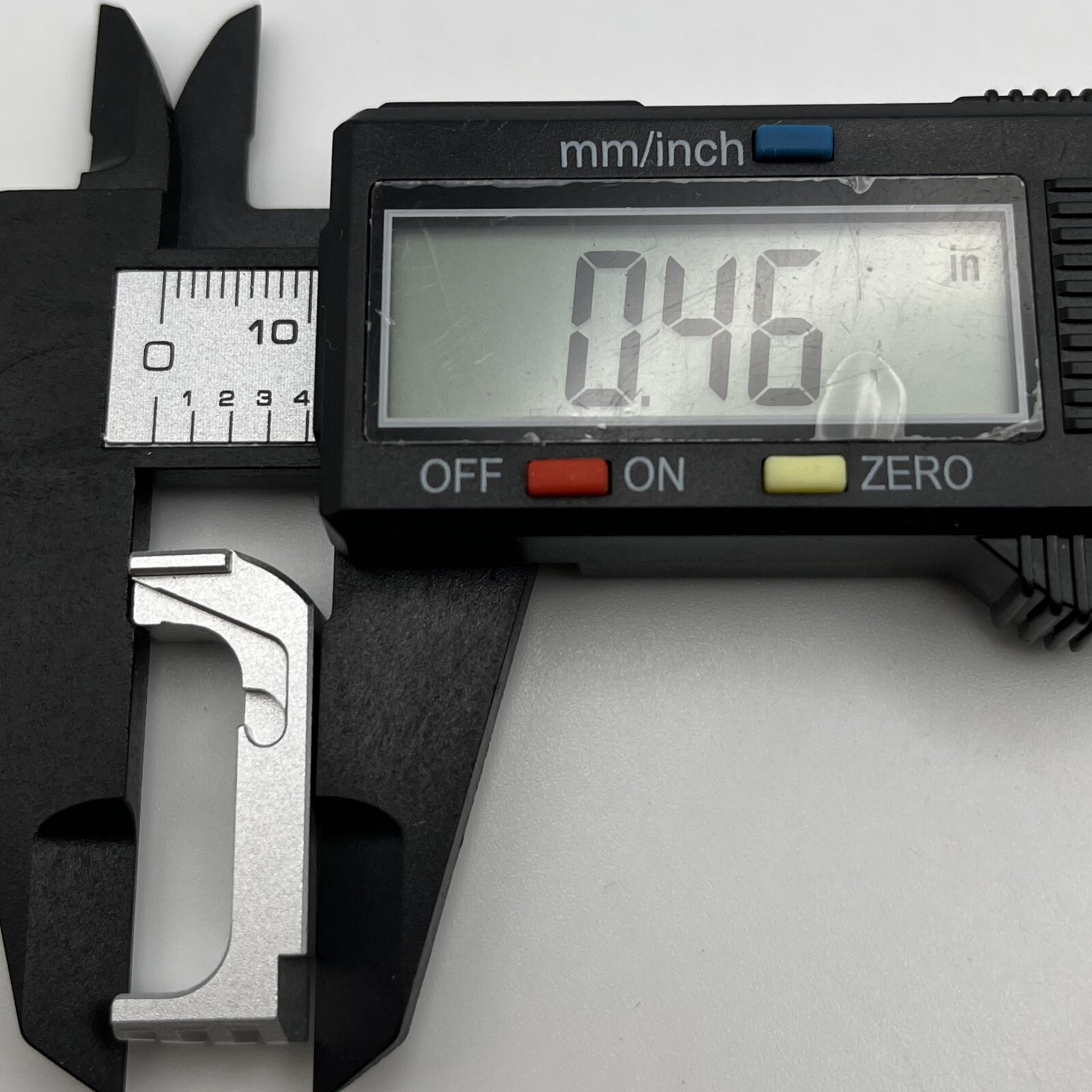 Extended Mag Release for GIock GEN 4 ,Gen 5, Aluminum Silver