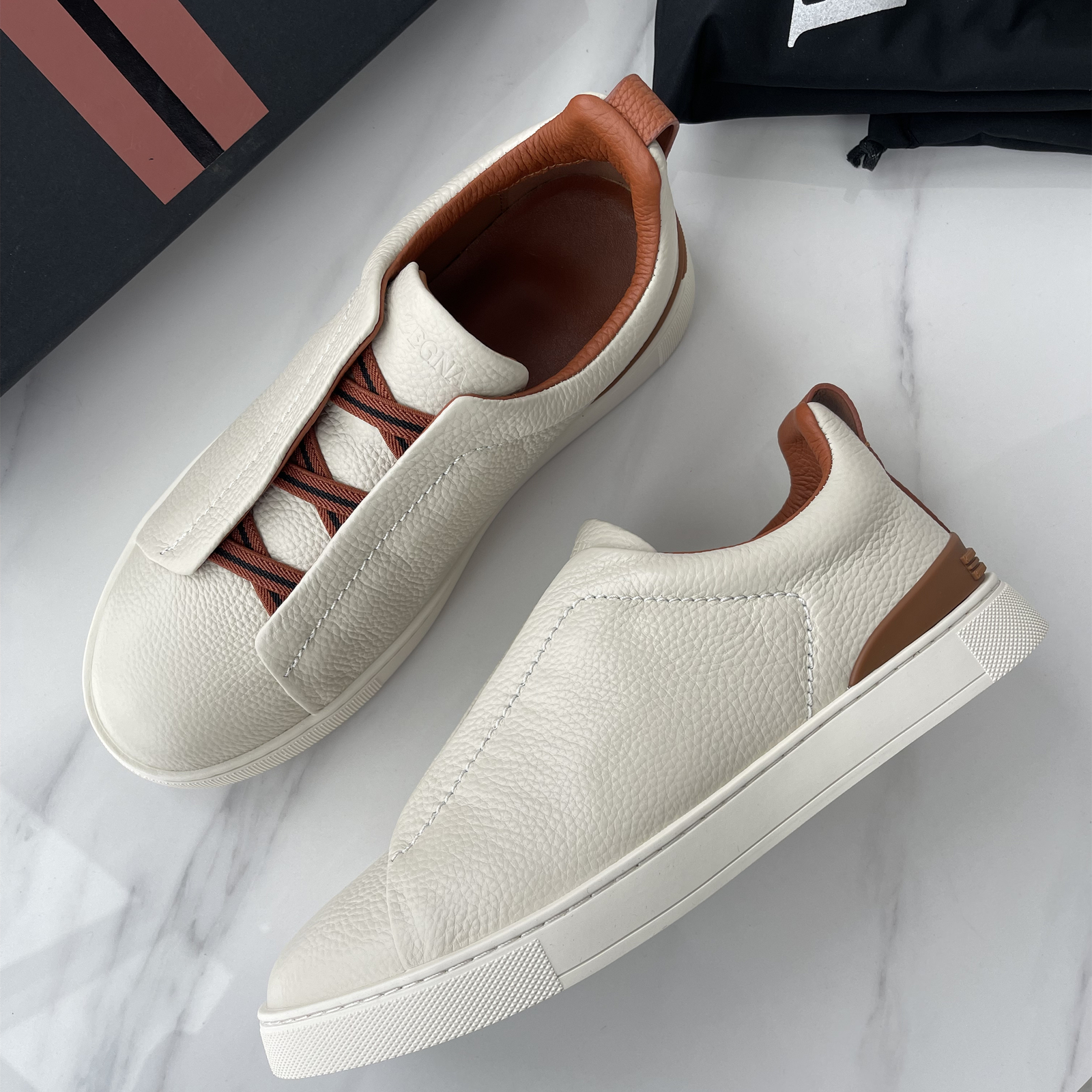 ermenegildo Leather sneakers for men
