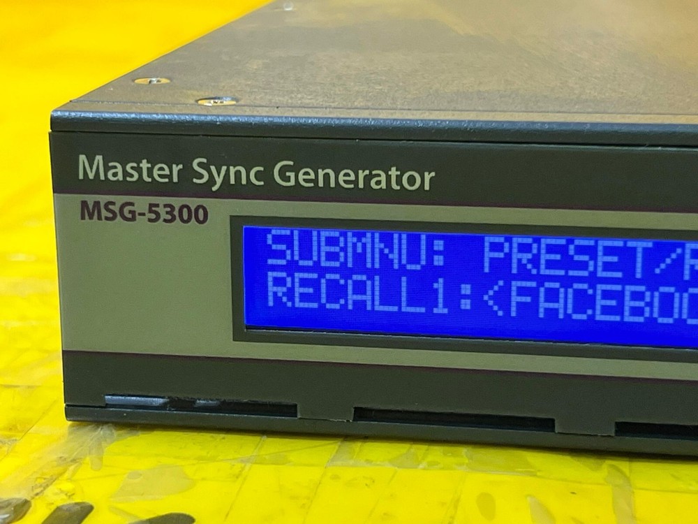 Belden Miranda MSG-5300HD Master Sync Generator Quad HD Tri Level MSG-OPT-8611