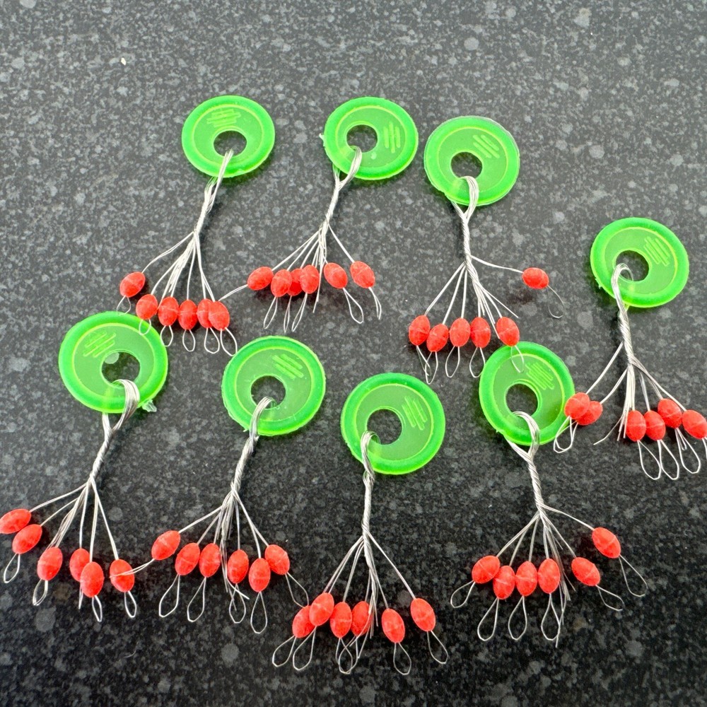 Float Stops, POLE Fishing Float Stops 48 X Stops Rubber Grip SMALL SIZE STOPS