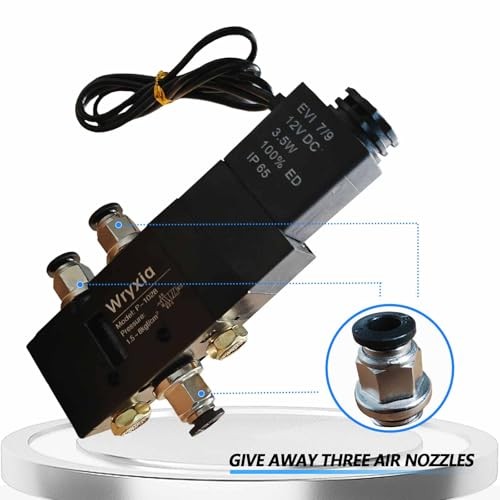 Air Valve Push-Pull 4 Way 2 Position Manual Dump Truck electronic switch