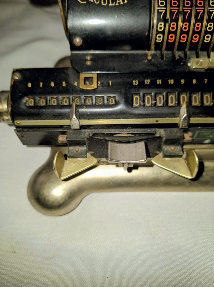 Vintage The Rapid Computer Co Adding Machine, 1800s