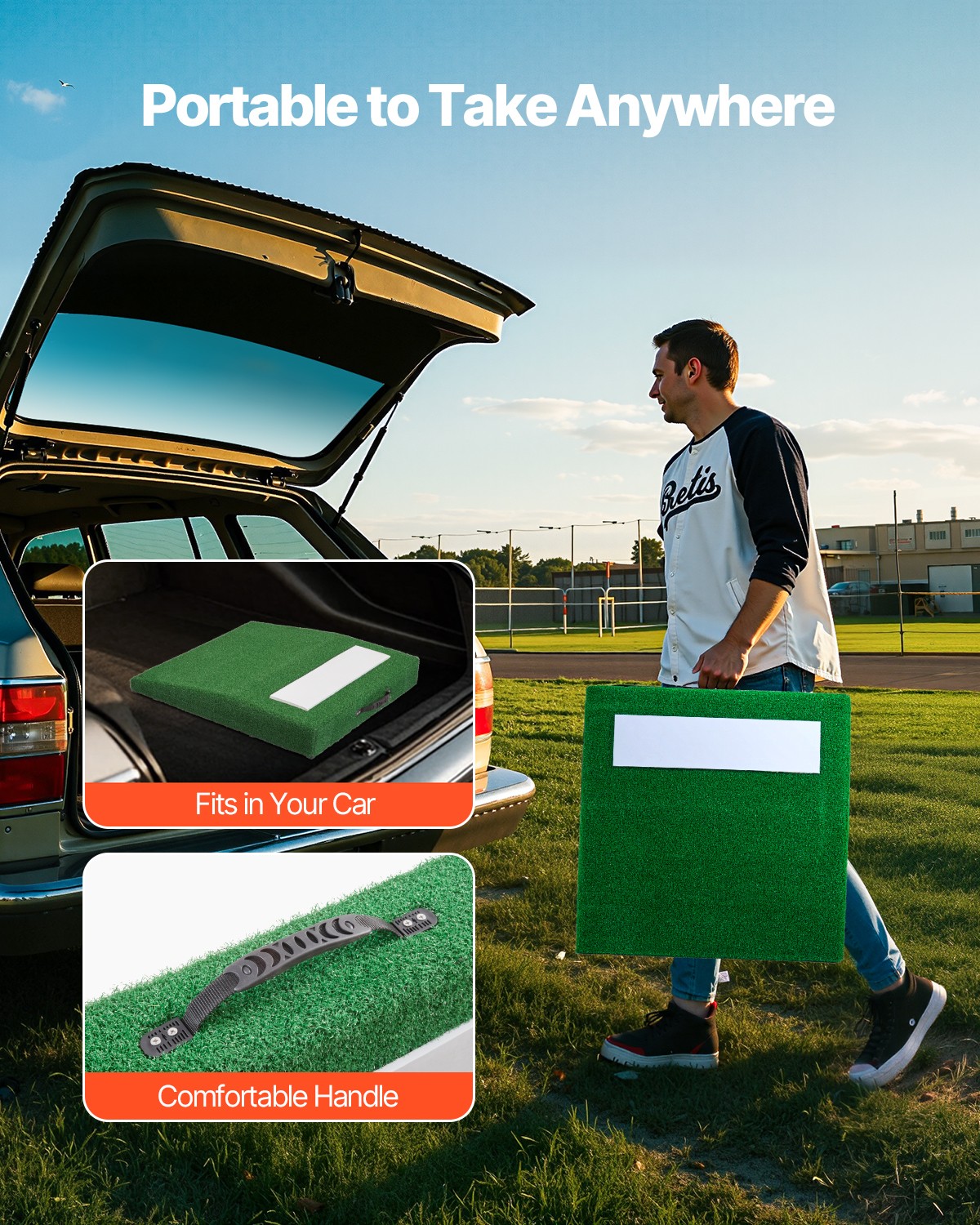 VEVOR 31 in Pitching Mound Portable Pitcher Mound Baseball Softball Outdoor