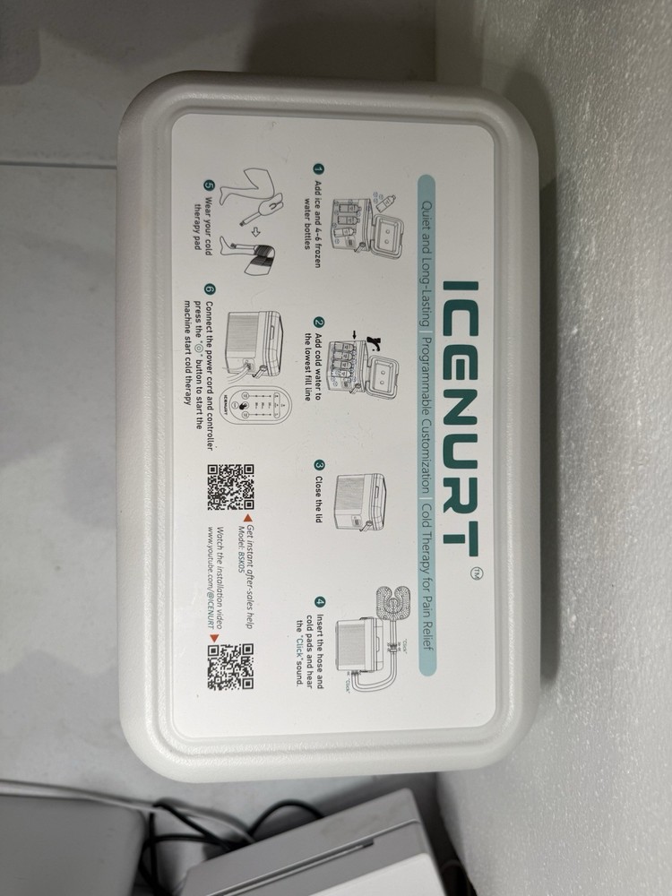 Cold Therapy Machine w/Programmable Timer, Ice Machine. Open Box