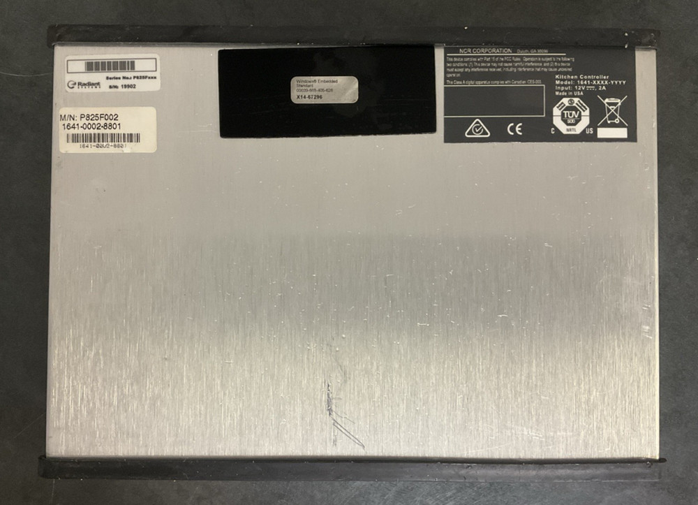 Radiant Systems 1641 P825F002 Windows Embedded Standard