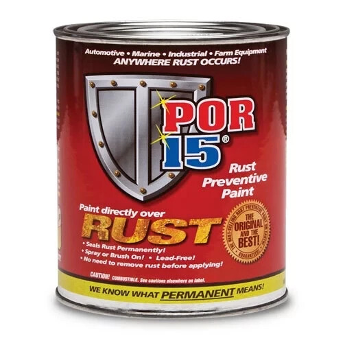 POR-15 45208, Rust Preventive Paint, Gray, Pint