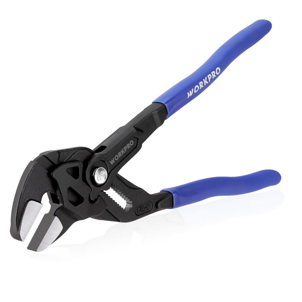 WORKPRO 10" Plier Wrench Adjustable Parallel Smooth Jaw Pliers CR-V Construction