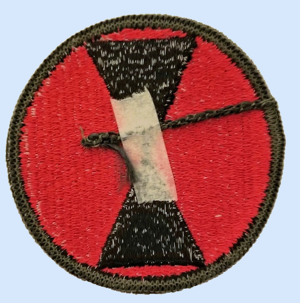 US ARMY 7TH INFANTRY DIVISION LIGHT SILENT AND DEADLY PATCH - USGI!