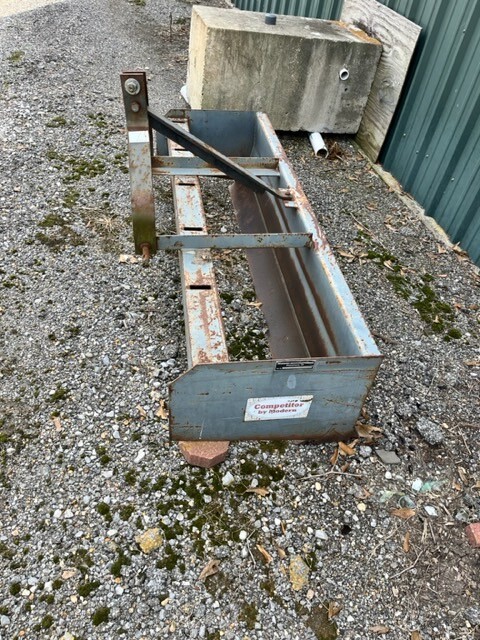 6 Ft box blade with Shank Scarifier teeth