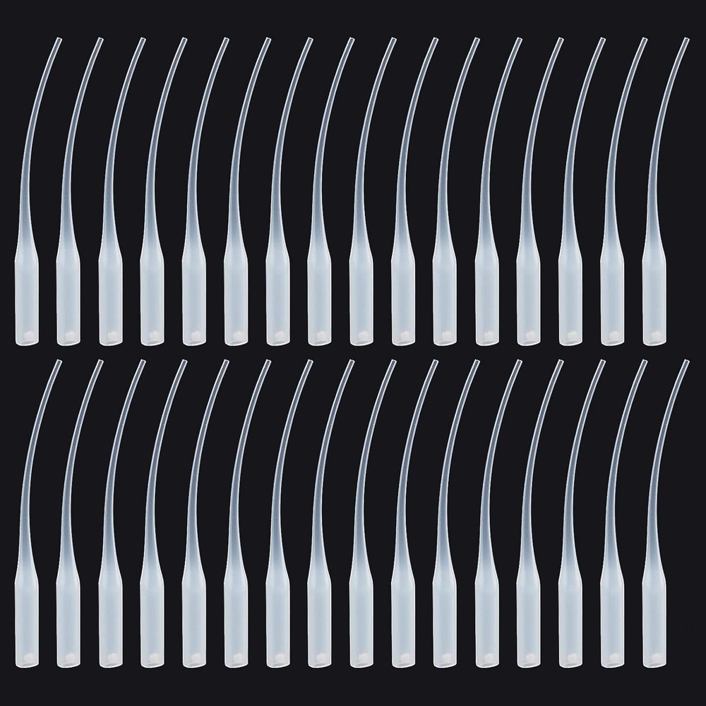 Slim and Durable Glue Micro-Tips: 100pcs for Precise Application in Tight Spaces