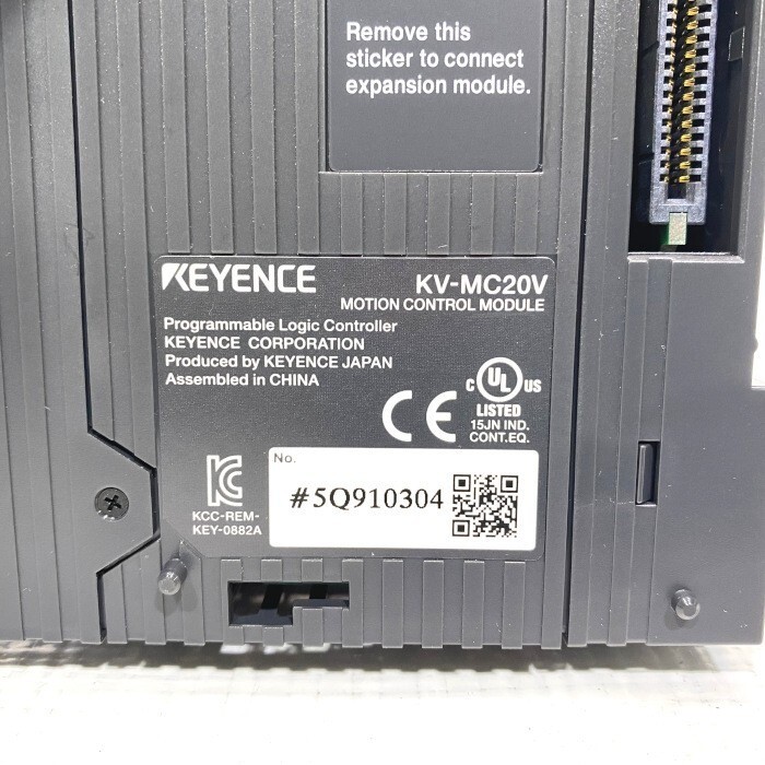 KEYENCE KV-MC20V 2-Axis Pulse Train Positioning Motion Unit USED