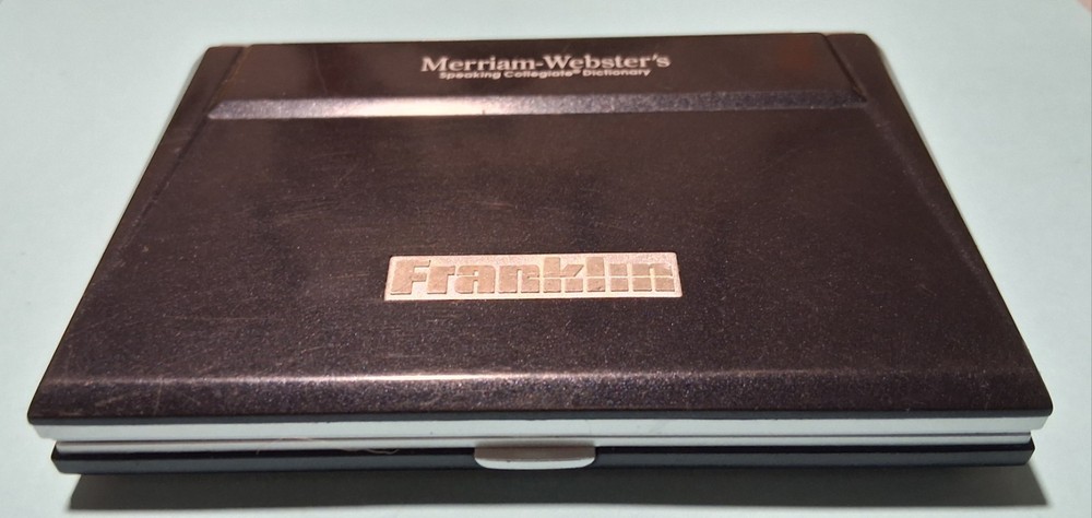 Franklin's Merriam-Websters Speaking Dictionary Electronic Device