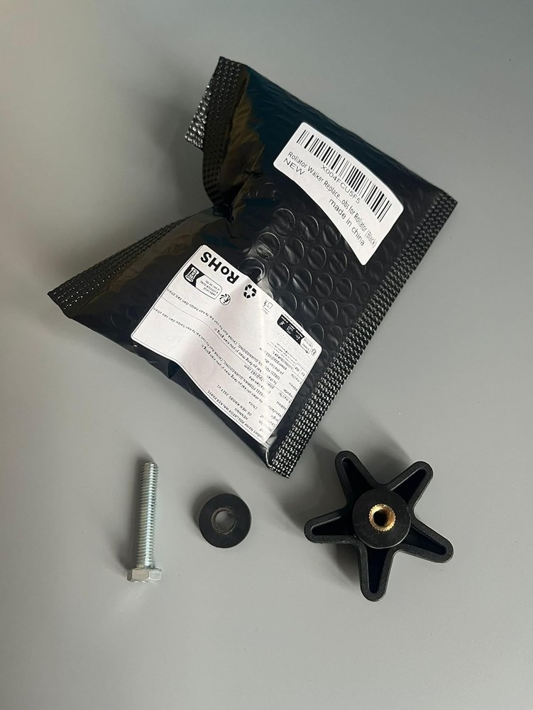 Rollator Walker Replacement Knobs 2 Sets – Universal Adjustable Parts Black