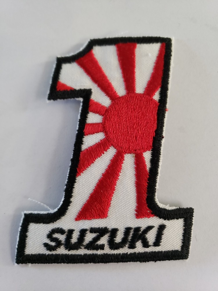 Vintage Suzuki Motorcycle Patch