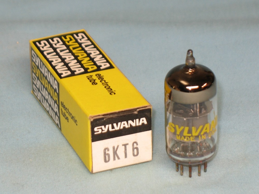 VACUUM TUBE ~ 6KT6 ~ SYLVANIA ~ 6KT6 ~ NOS