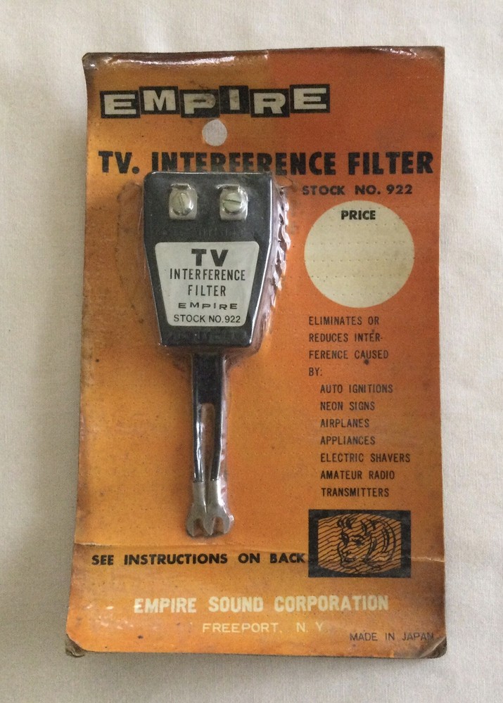 Empire TV Interference Filter new in original packaging
