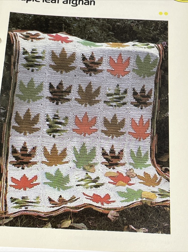 Marshall Cavendish Maple Leaf Afghan Crochet Pattern