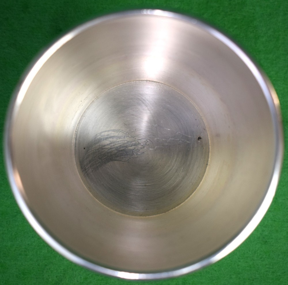 "Billy Barton Dedication Laurel Race Course 3-20-52 Silverplate Trophy Cup"