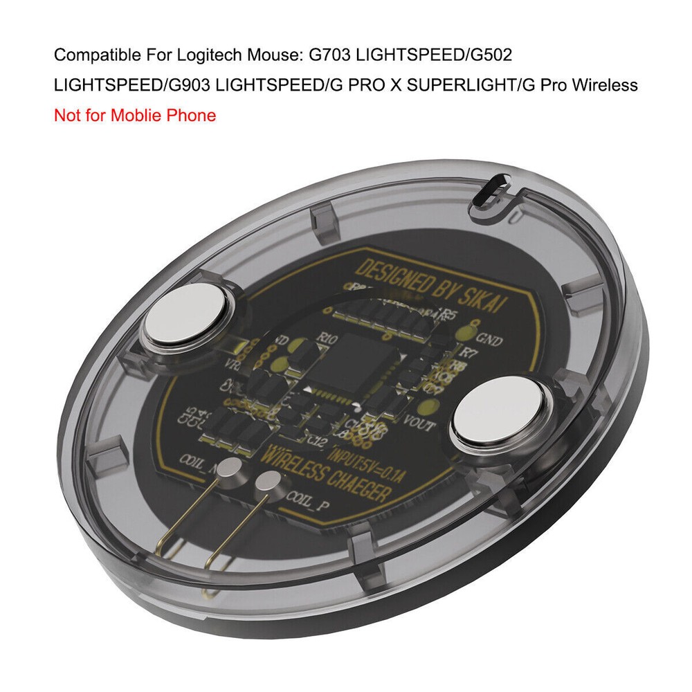 Wireless Charging Receiver Module For Logitech Mouse G403 G502 G903 GPW G PRO
