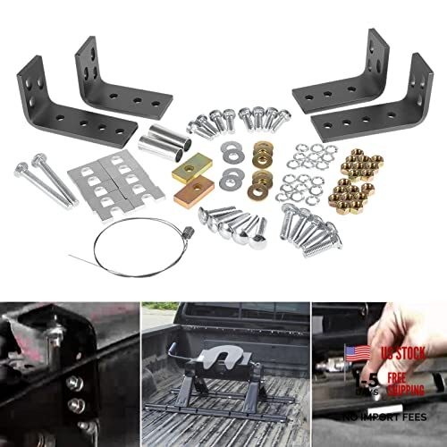 Universal 5th Wheel Installation Kit for Full-Size Trucks – Compatible with