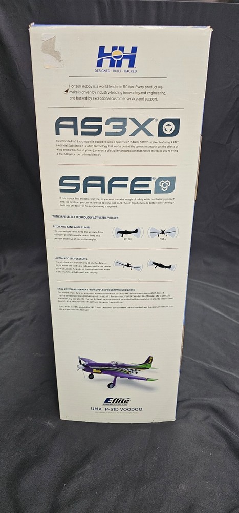 Horizon Hobby E-flite UMX P-51D VOODOO Bind-N-Fly Basic RC Plane