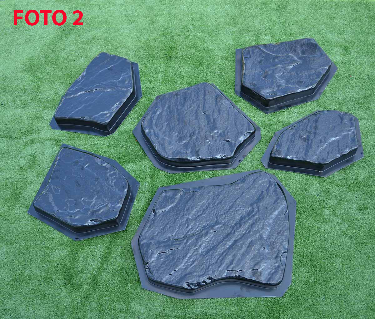 Concrete molds pavers casting concrete garden panths stone patio sold 6 pcs S34