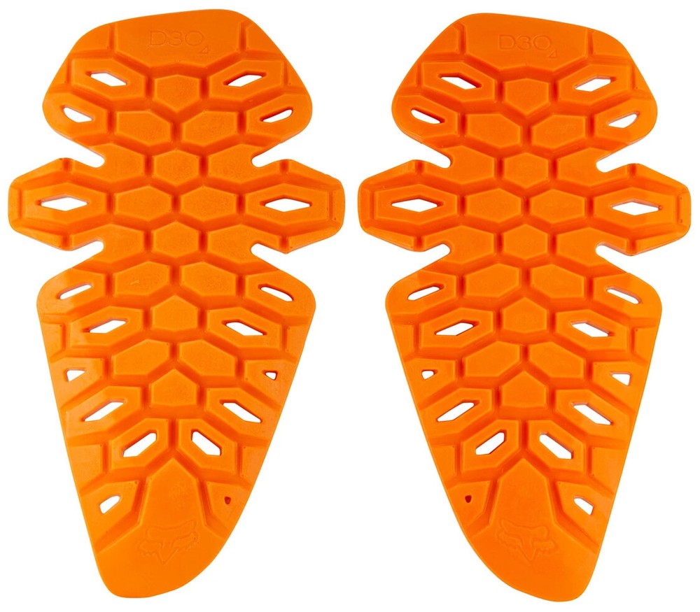 Fox Racing F3 D3O Knee Pad Inserts Orange