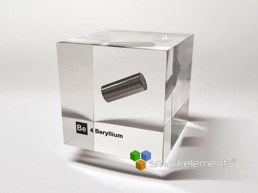 Acrylic Element cube - Beryllium Be - 50mm
